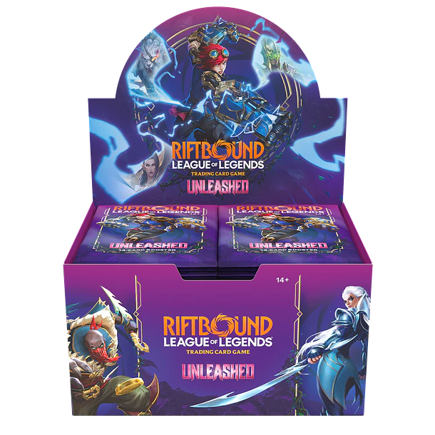 Riftbound Unleashed: Display de 24 Sobres (Inglés)
