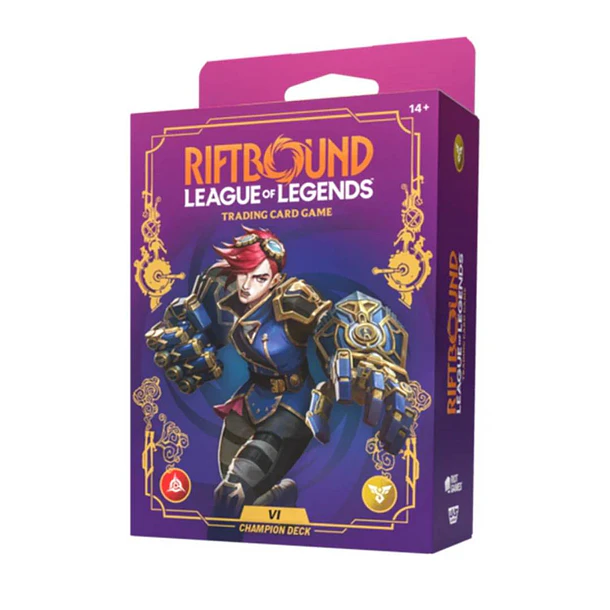 Riftbound Unleashed: Mazo de campeón Vi (Inglés)