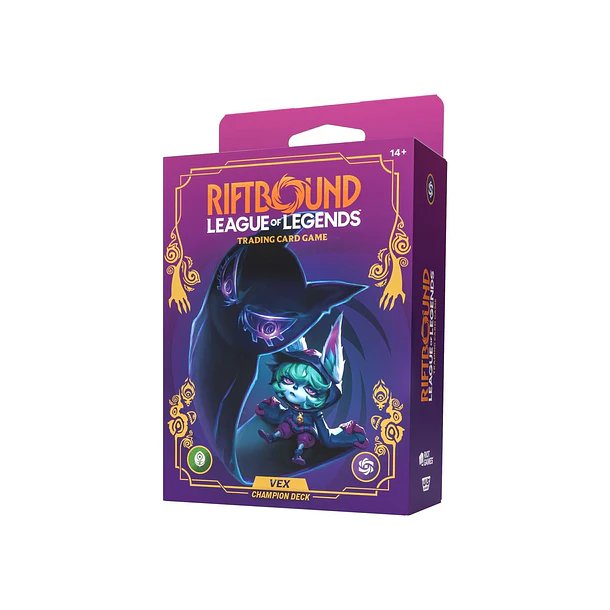 Riftbound Unleashed: Mazo de campeón Vex (Inglés)
