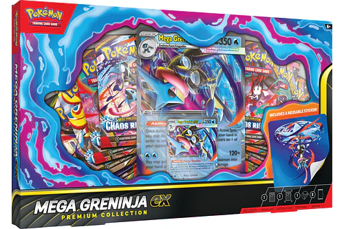 PREVENTA POKEMON TCG MEGA GRENINJA EX PREMIUM COLLECTION ENGLISH 