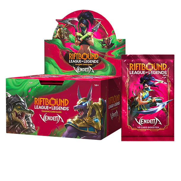 Riftbound Vendetta: Display de 24 Sobres (Inglés)