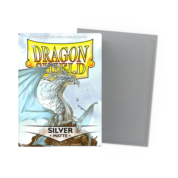 Protectores Standard Matte Dragon Shield - SILVER
