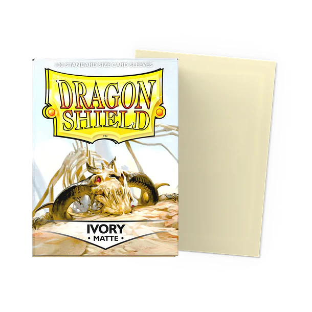 Protectores Standard Matte Dragon Shield - IVORY