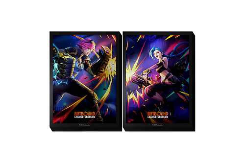 Protectores Riftbound Standard: Vi vs Jinx (2x 50ct)