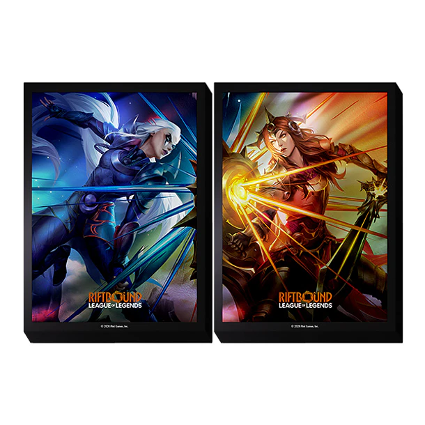 Protectores Riftbound Standard: Diana vs Leona (2x 50ct)