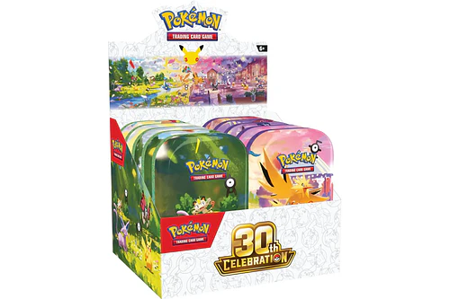 [Preventa] Pokémon TCG: 30th Celebration Mini Tin (Al azar) - ENGLISH