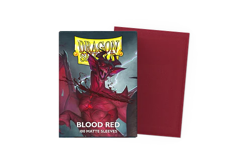 Protectores Standard Matte Dragon Shield - BLOOD RED 