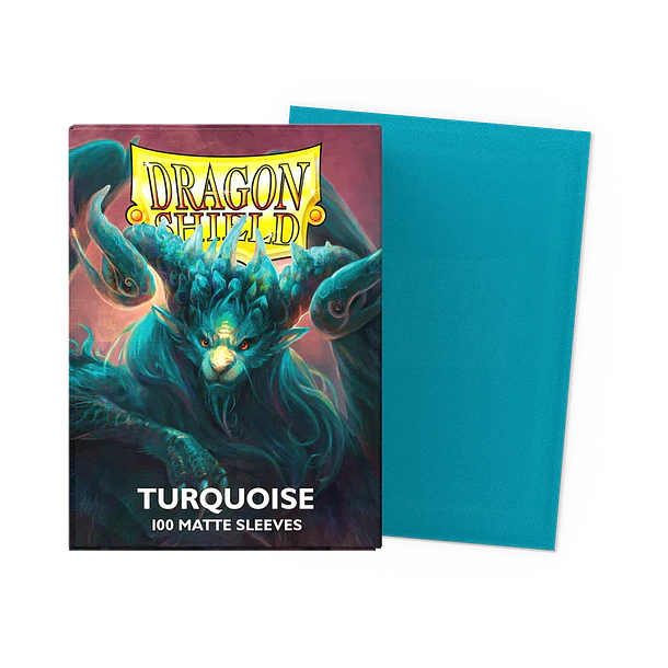 Protectores Standard Matte Dragon Shield -TURQUOISE