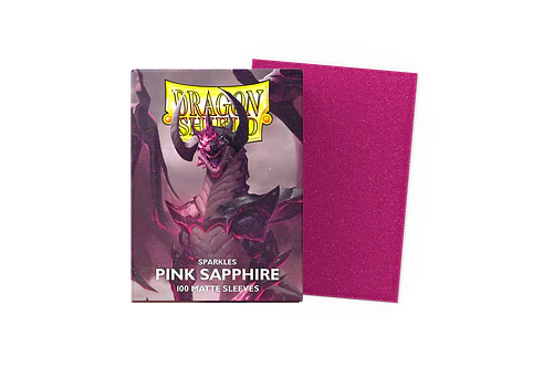 Protectores Standard Matte SPARKLES Dragon Shield - PINK SAPHIRE