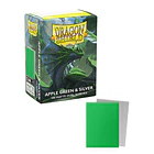 Protectores Standard Dual Matte Dragon Shield - Apple Green & Silver 1