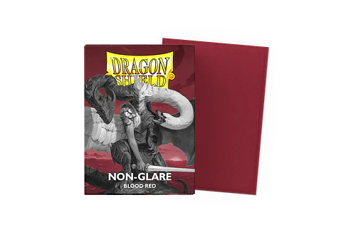 Protectores Standard Matte Dragon Shield - Non-Glare RED