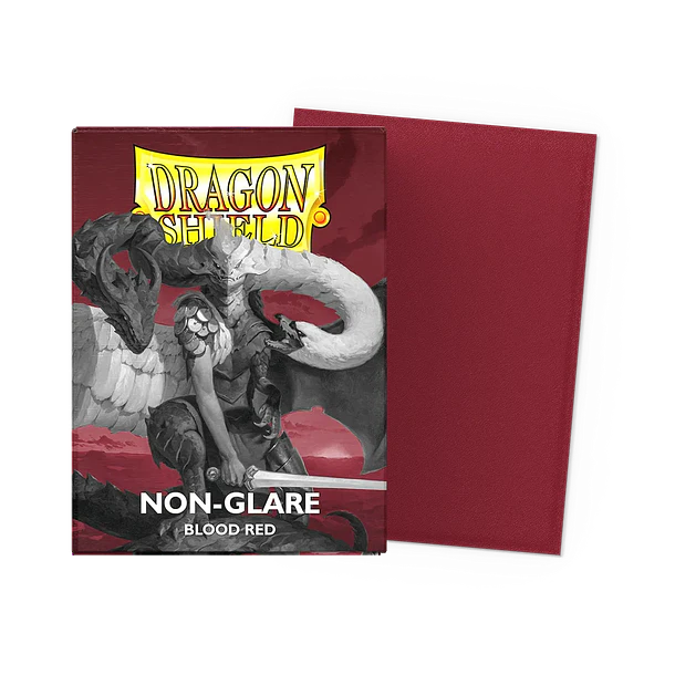 Protectores Standard Matte Dragon Shield - Non-Glare RED