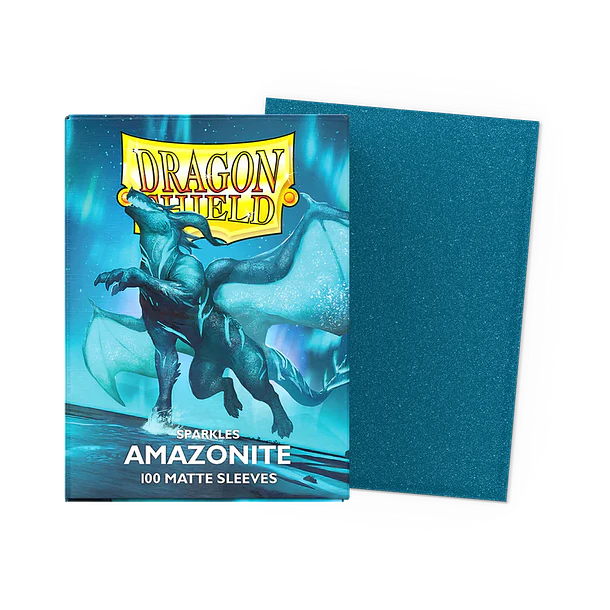 Protectores Standard Matte SPARKLES Dragon Shield - AMAZONITE
