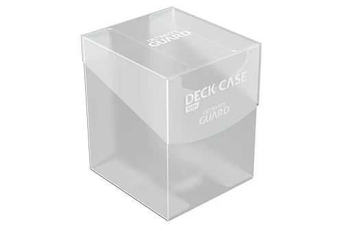 Portamazo Deck Case 100+ Standard Size- TRANSPARENT