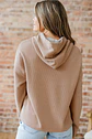 Elodie Textured Drawstring Baggy Hoodie - Miniatura 3