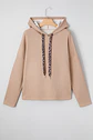 Elodie Textured Drawstring Baggy Hoodie - Miniatura 6
