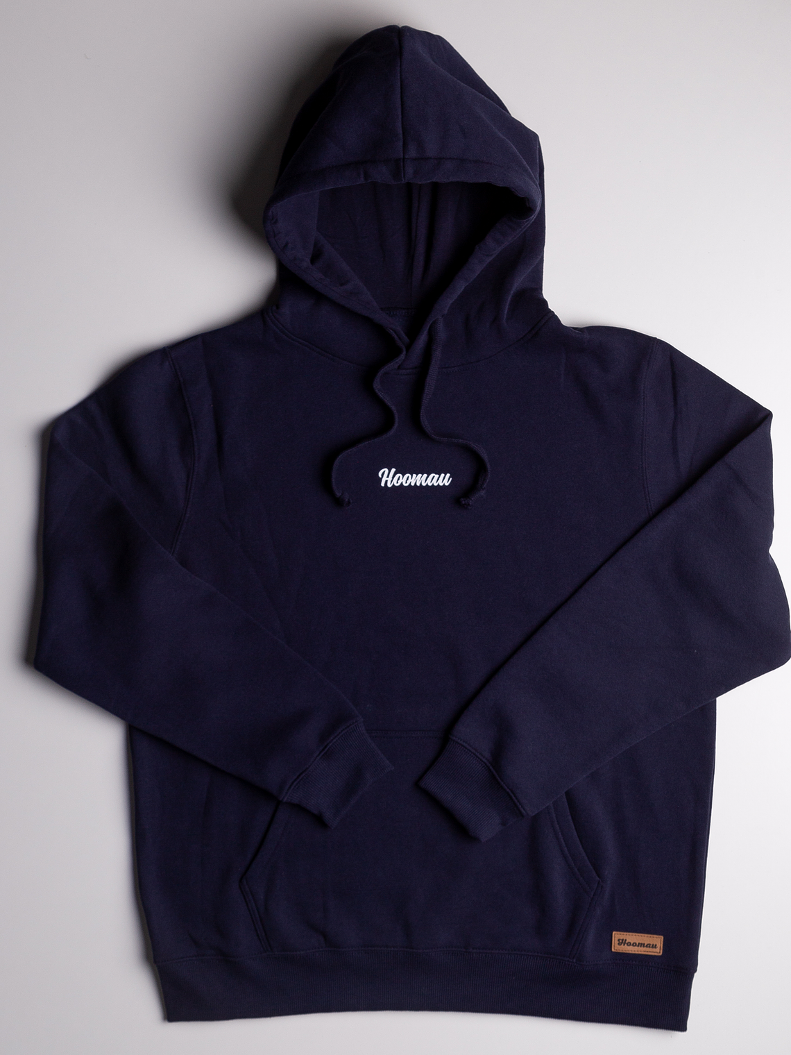 POLERON AZUL MARINO CON GORRO HOOMAU 1