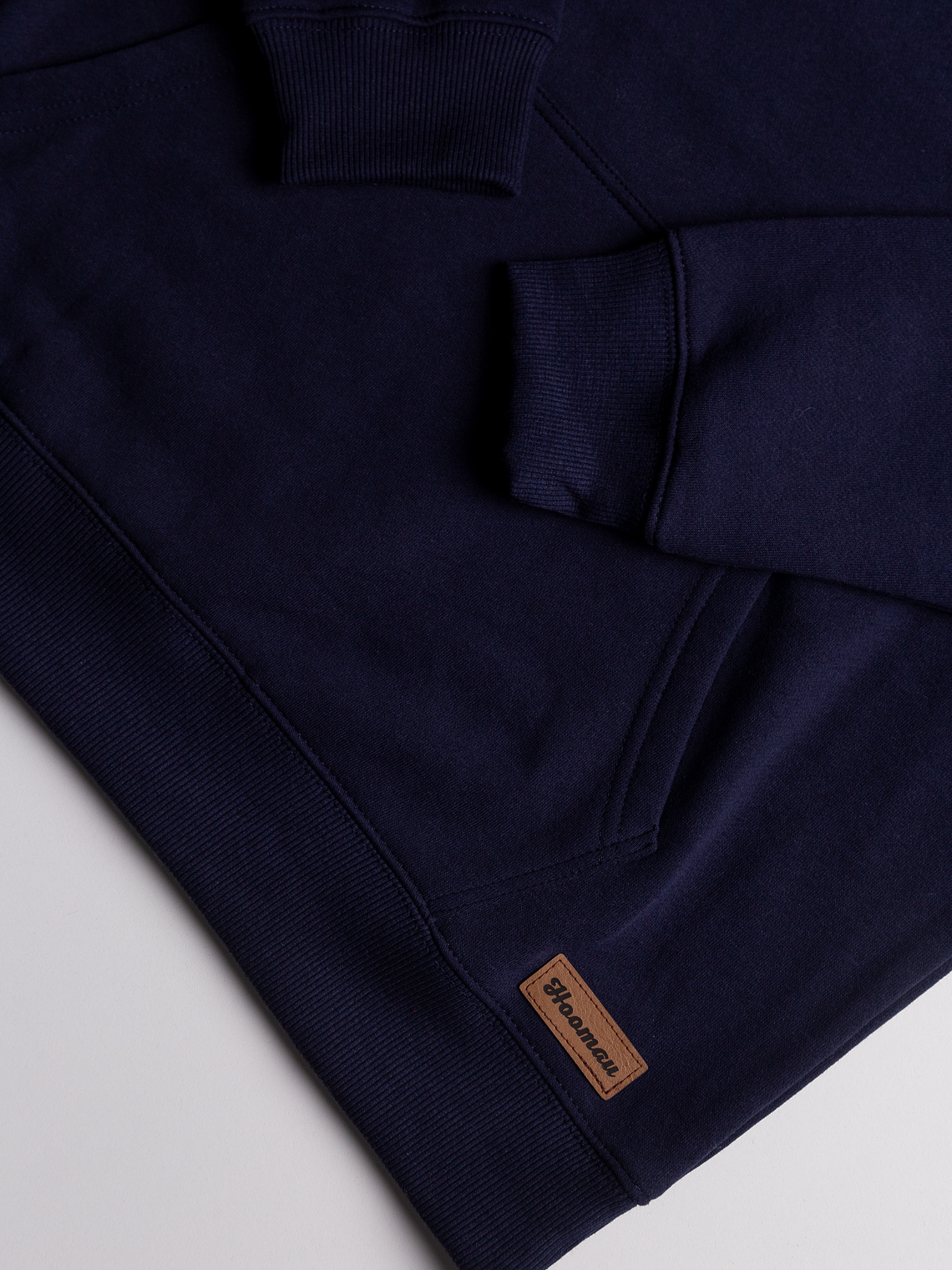 POLERON AZUL MARINO CON GORRO HOOMAU 3