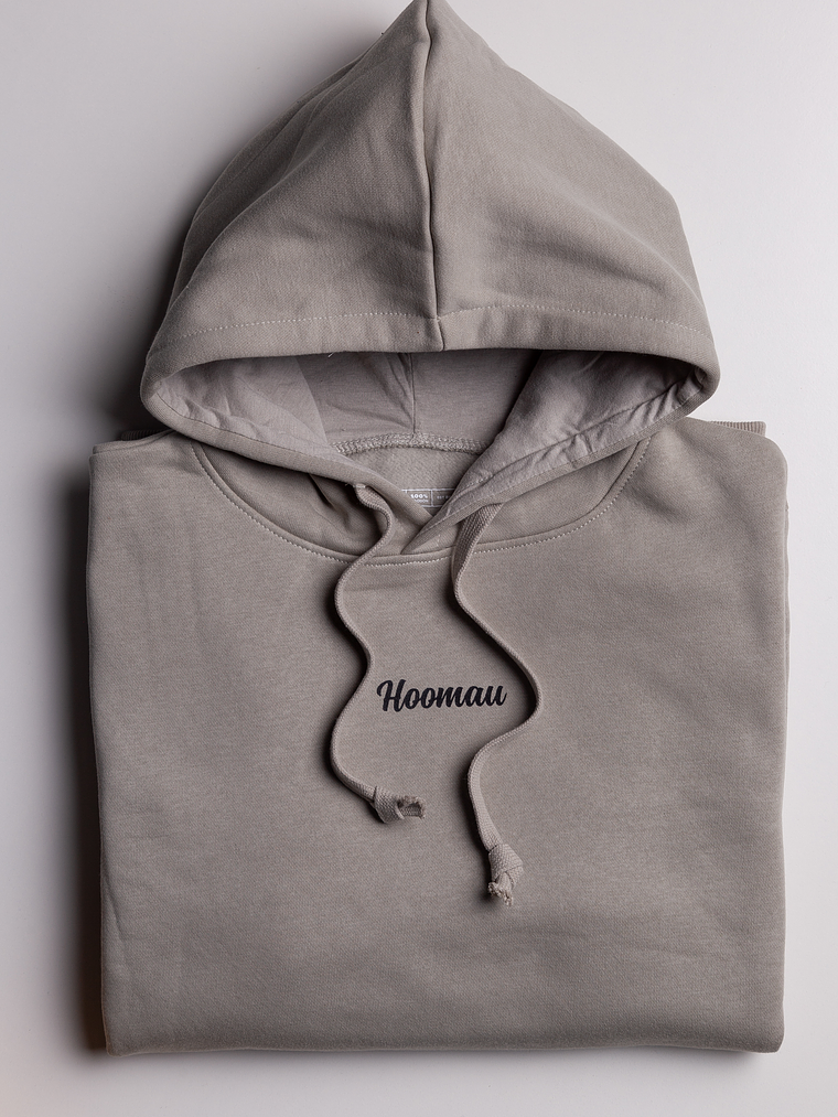 POLERON PIEDRA CON GORRO HOOMAU 2