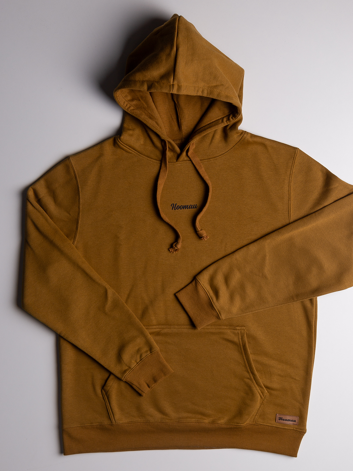 POLERON CAMEL CON GORRO HOOMAU 1