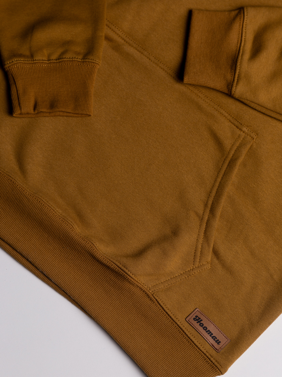 POLERON CAMEL CON GORRO HOOMAU 3