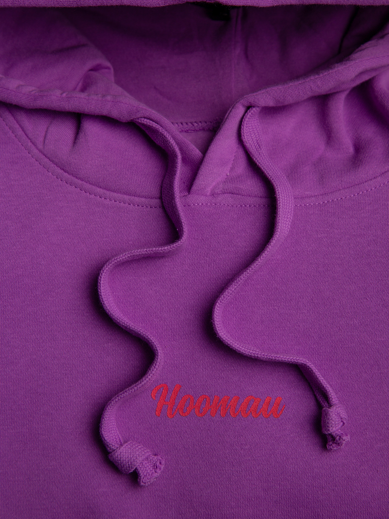 POLERON LILA CON GORRO HOOMAU 1