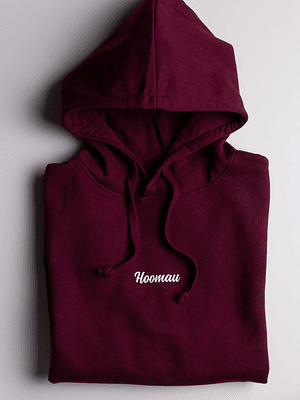 POLERON BURDEO CON GORRO HOOMAU