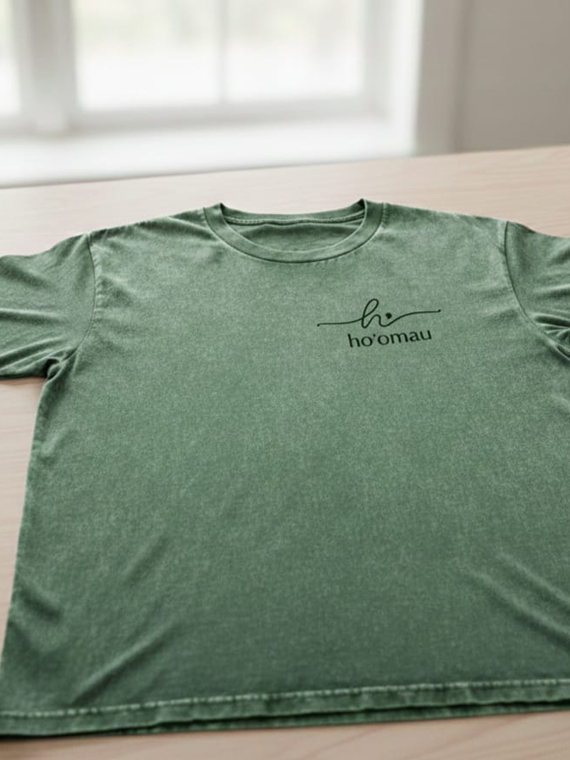 Polera Acid Wash Verde 1