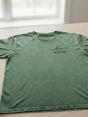 Polera Acid Wash Verde