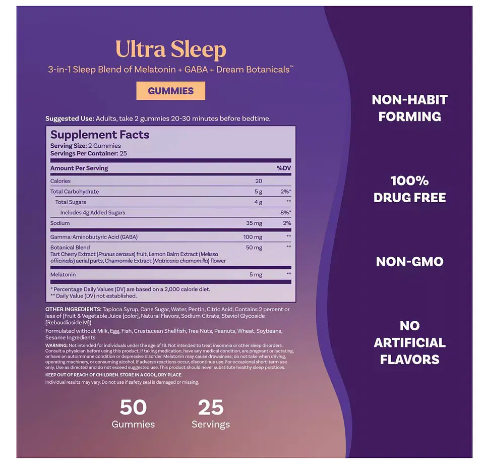 Melatonina Ultra sleep 5mg  2