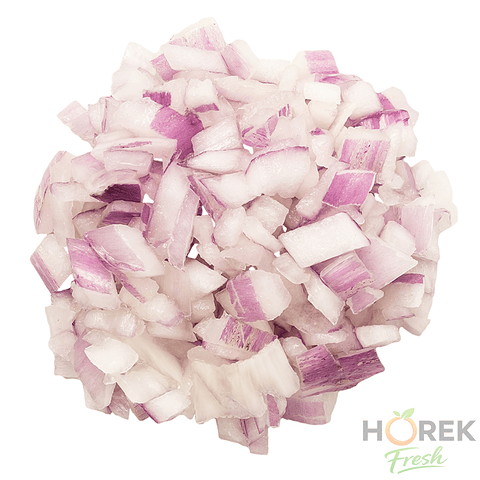 CEBOLLA MORADA CUBO 500 GR