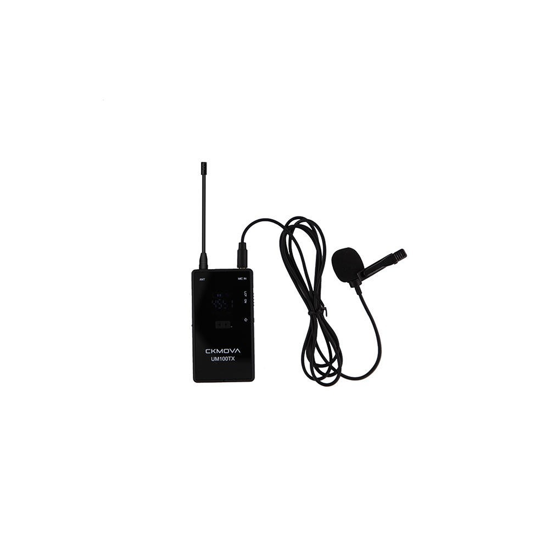 Microfono Ckmova Lavalier Omni Inalambrico UHF Kit Ultracompacto Transmisor y Receptor