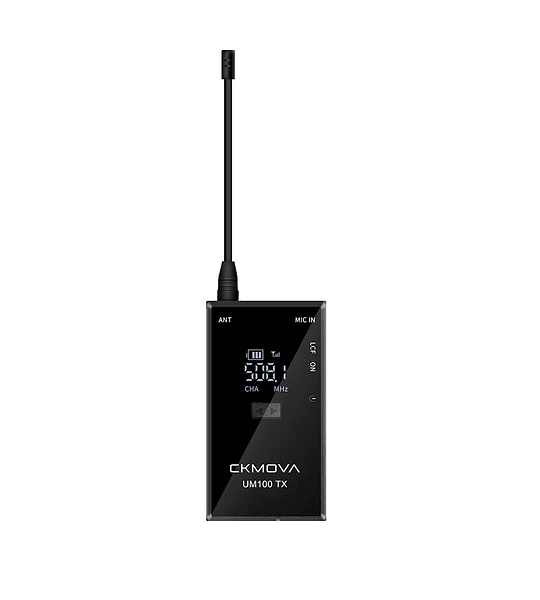 Microfono Ckmova Lavalier Omni Inalambrico UHF Kit para 2 Personas Ultracompacto 2 Transmisores 1 Receptor