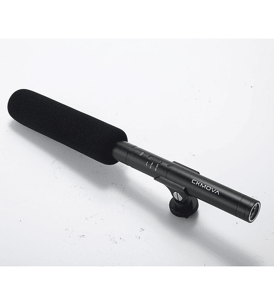 Microfono Ckmova Shotgun Direccional para Broadcast de Condensador Largo 30 cm