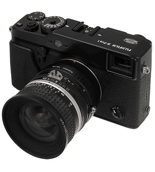 Fotodiox Nikon F a Fuji X MF