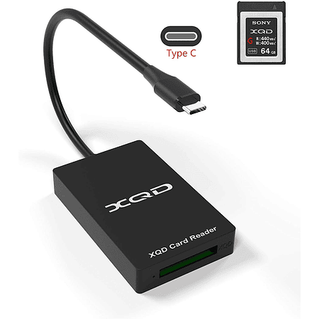 Lector XQD con conexión USB-C 3.1