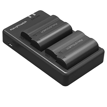 Batería Reemplazo Nikon EN-EL15 Kit 2x con Cargador USB
