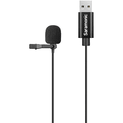 Microfono Saramonic SR-ULM10 USB Omnidireccional Lavalier Cable 2 m