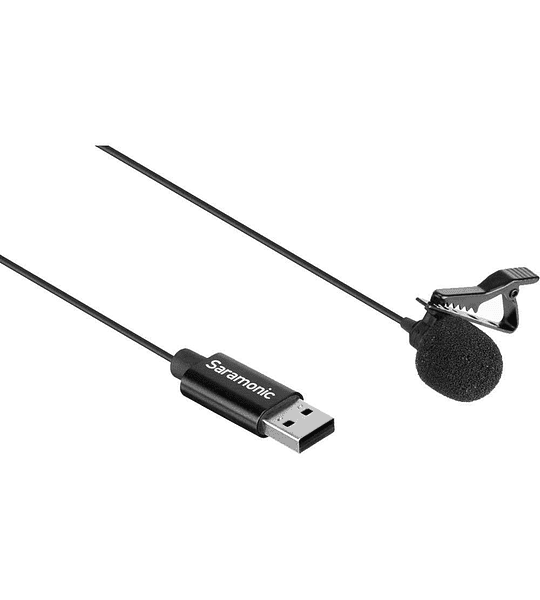 Microfono Saramonic SR-ULM10 USB Omnidireccional Lavalier Cable 2 m