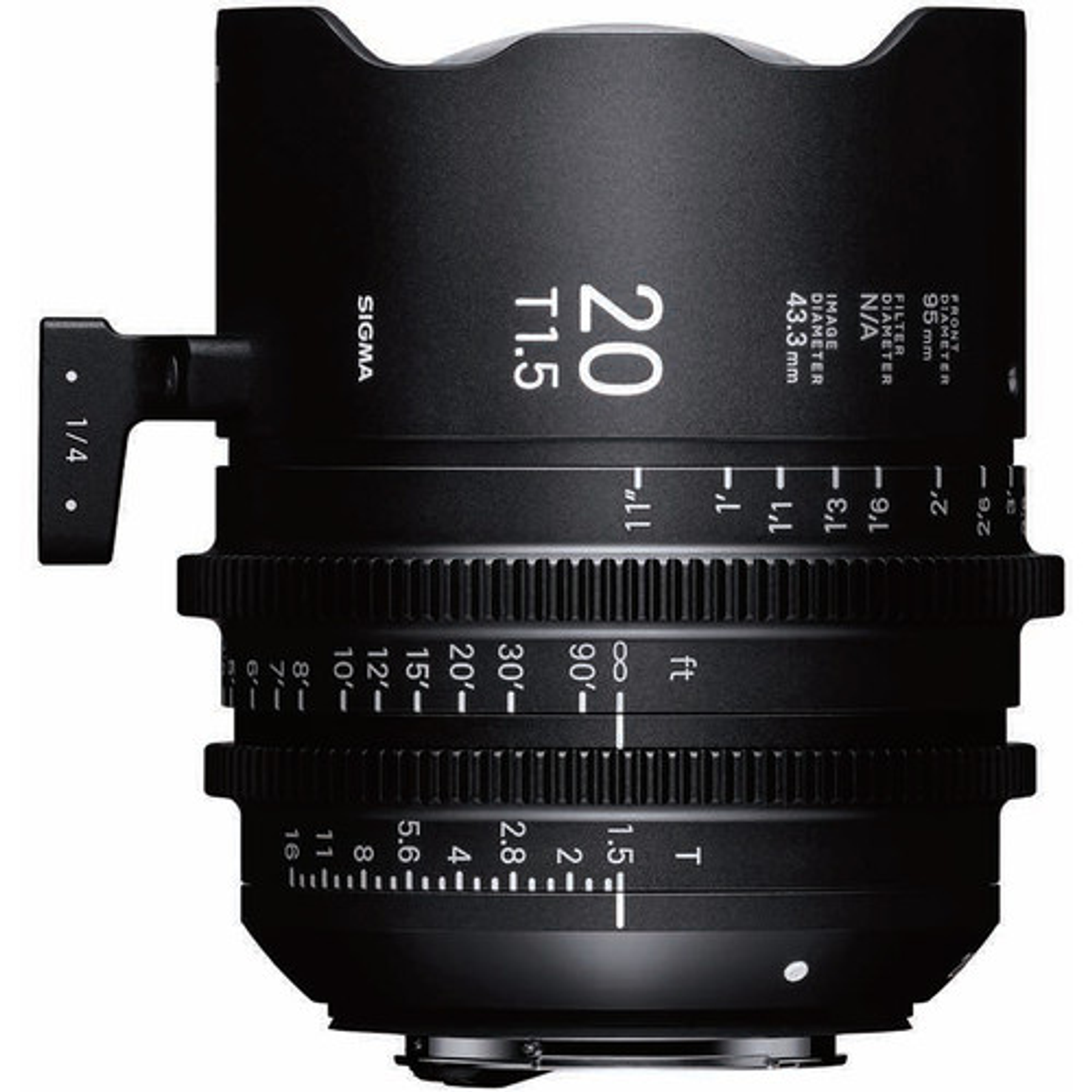 Lente Cine Sigma 20mm T1.5 FF (Canon/Sony)