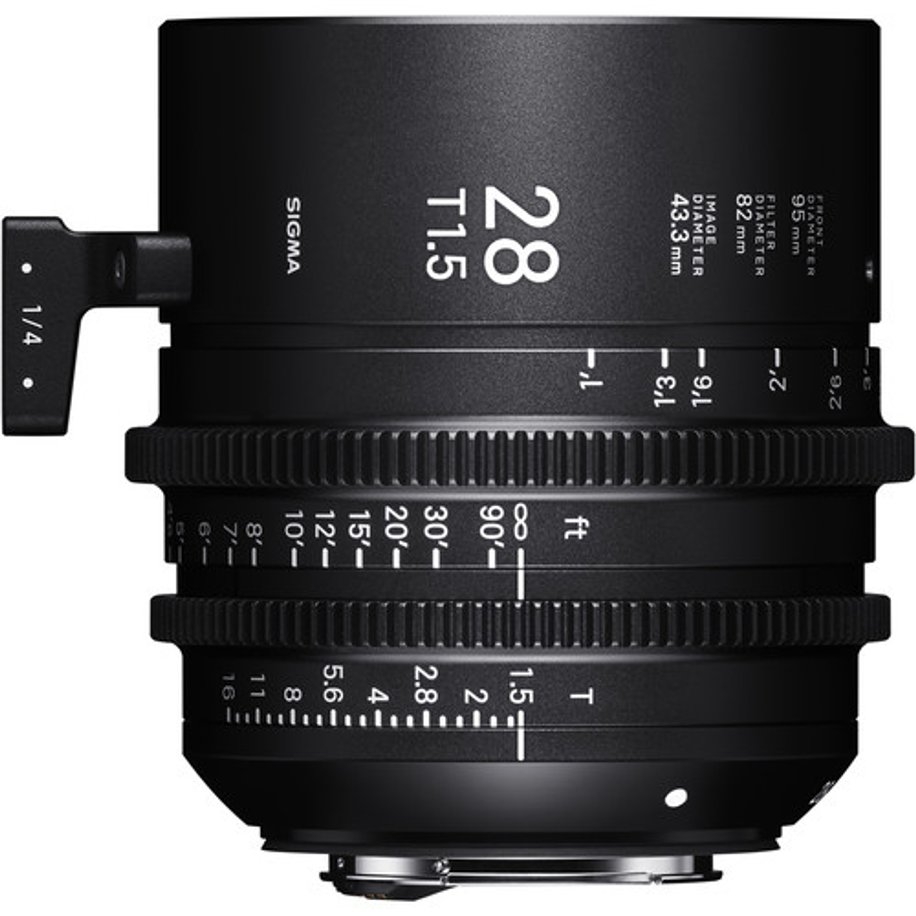 Lente Cine Sigma 28mm T1.5 FF (Canon/Sony)