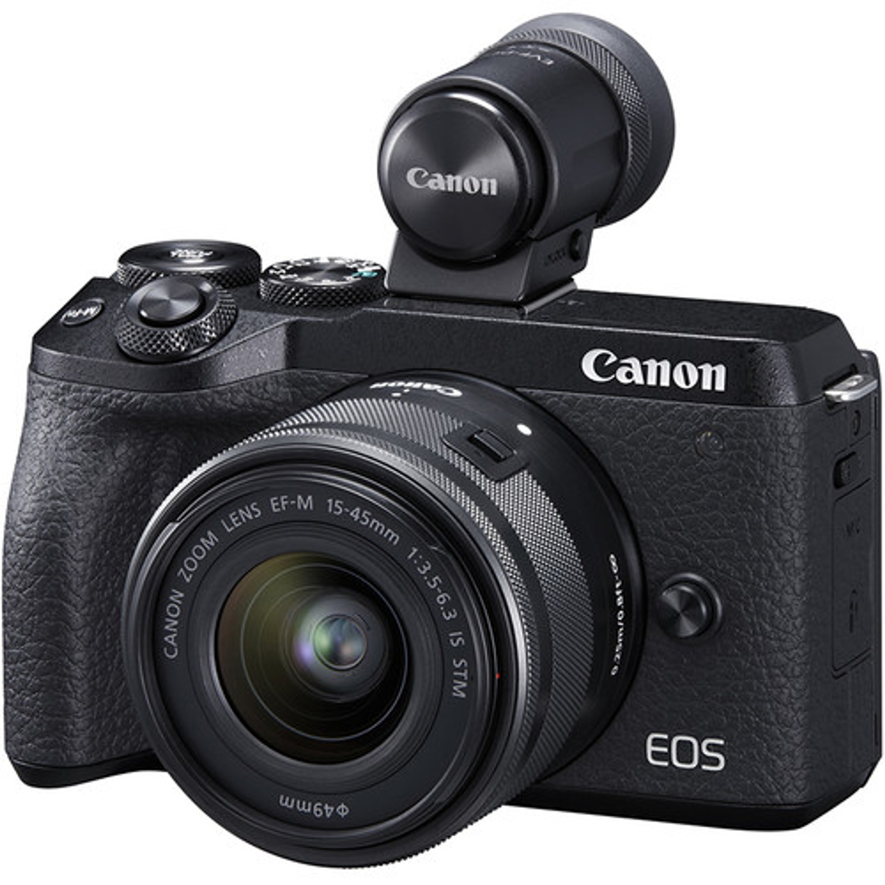 Canon EOS M6 Mark II + EF-M 15-45mm f/3.5-6.3 IS STM + Visor EVF-DC2