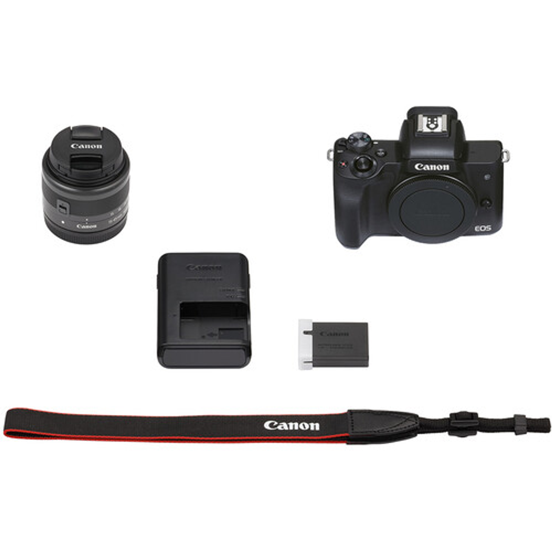 Canon EOS M50 Mark II + lente EF-M 15-45mm f/3.5-6.3 IS STM