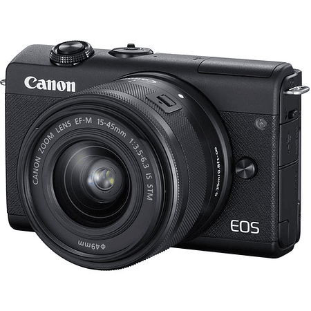 Canon EOS M200 + lente EF-M 15-45mm f/3.5-6.3 IS STM Mirrorless 