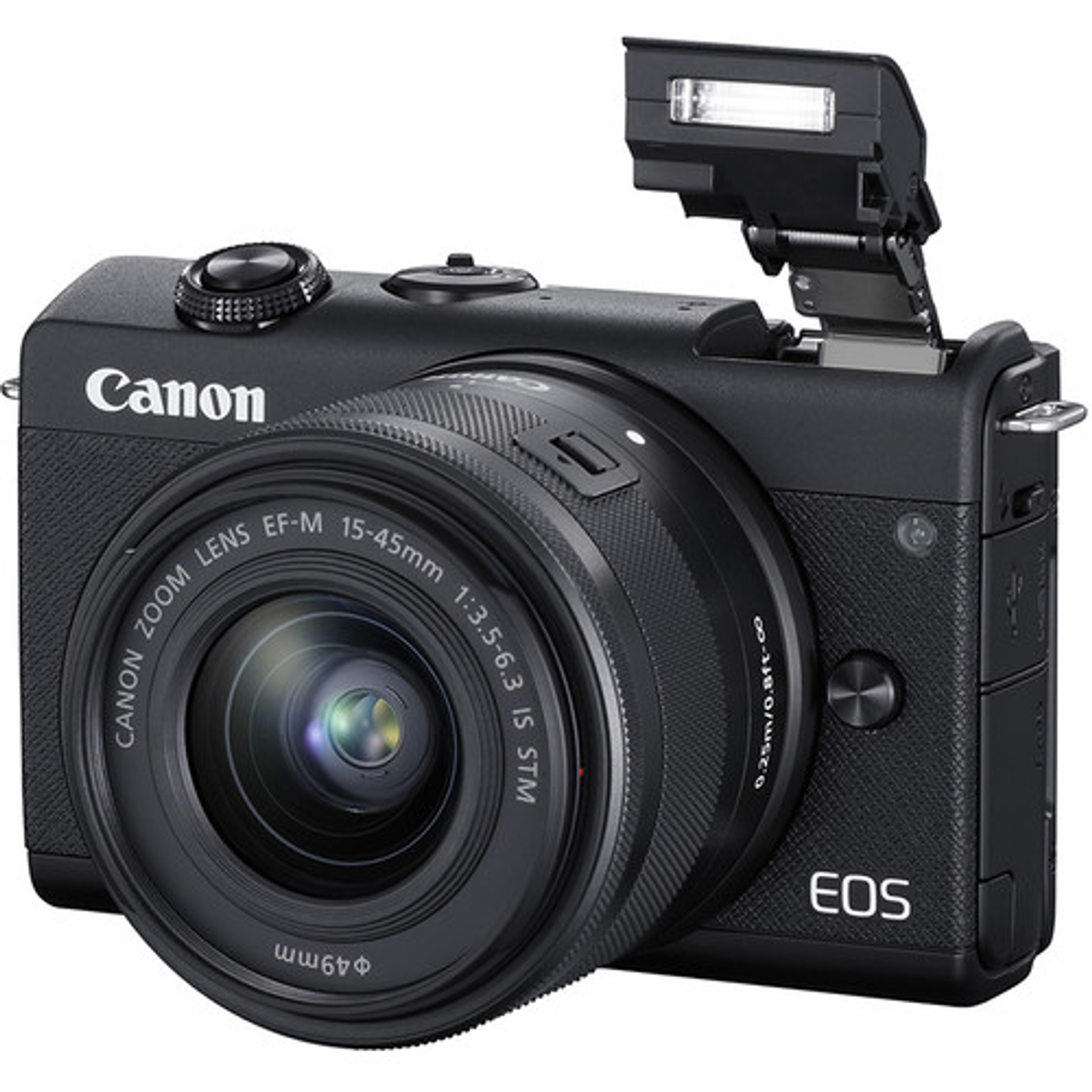 Canon EOS M200 + lente EF-M 15-45mm f/3.5-6.3 IS STM Mirrorless 