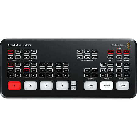 SWITCHER BLACKMAGIC DESIGN ATEM MINI PRO ISO 4X HDMI