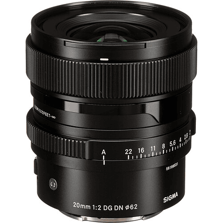 Lente Sigma 20mm f/2 DG DN Cont. para Mirrorless