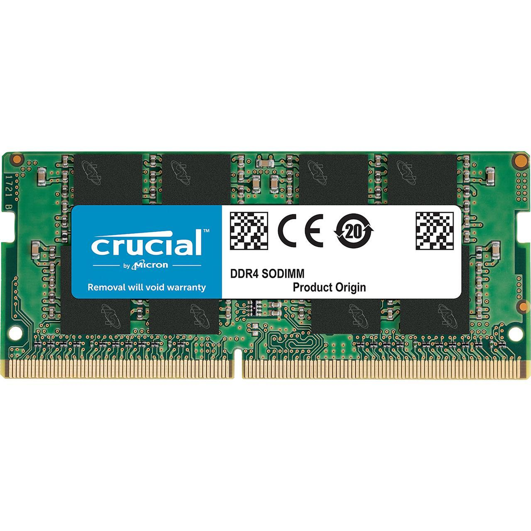 Crucial 8 GB 260 pines DDR4 SO-DIMM DDR4 3200 (PC4 25600) Memoria para portátil Modelo CT8G4SFRA32A