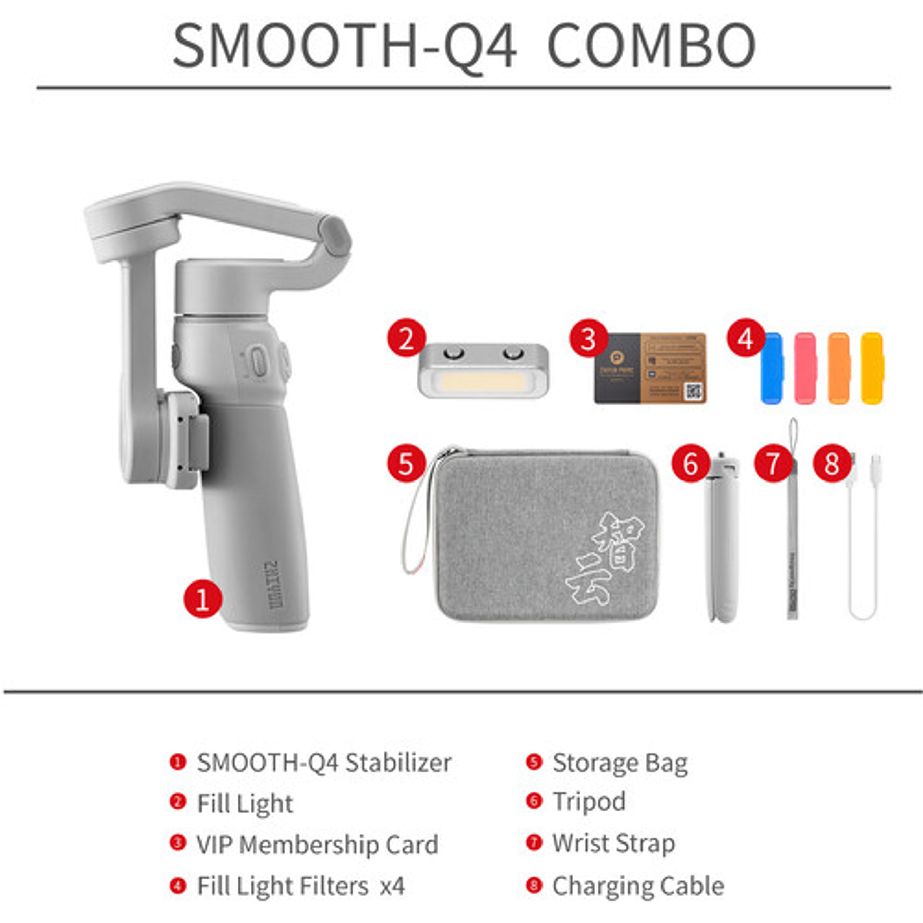 ESTABILIZADOR SMOOTH Q4 COMBO ZHIYUN