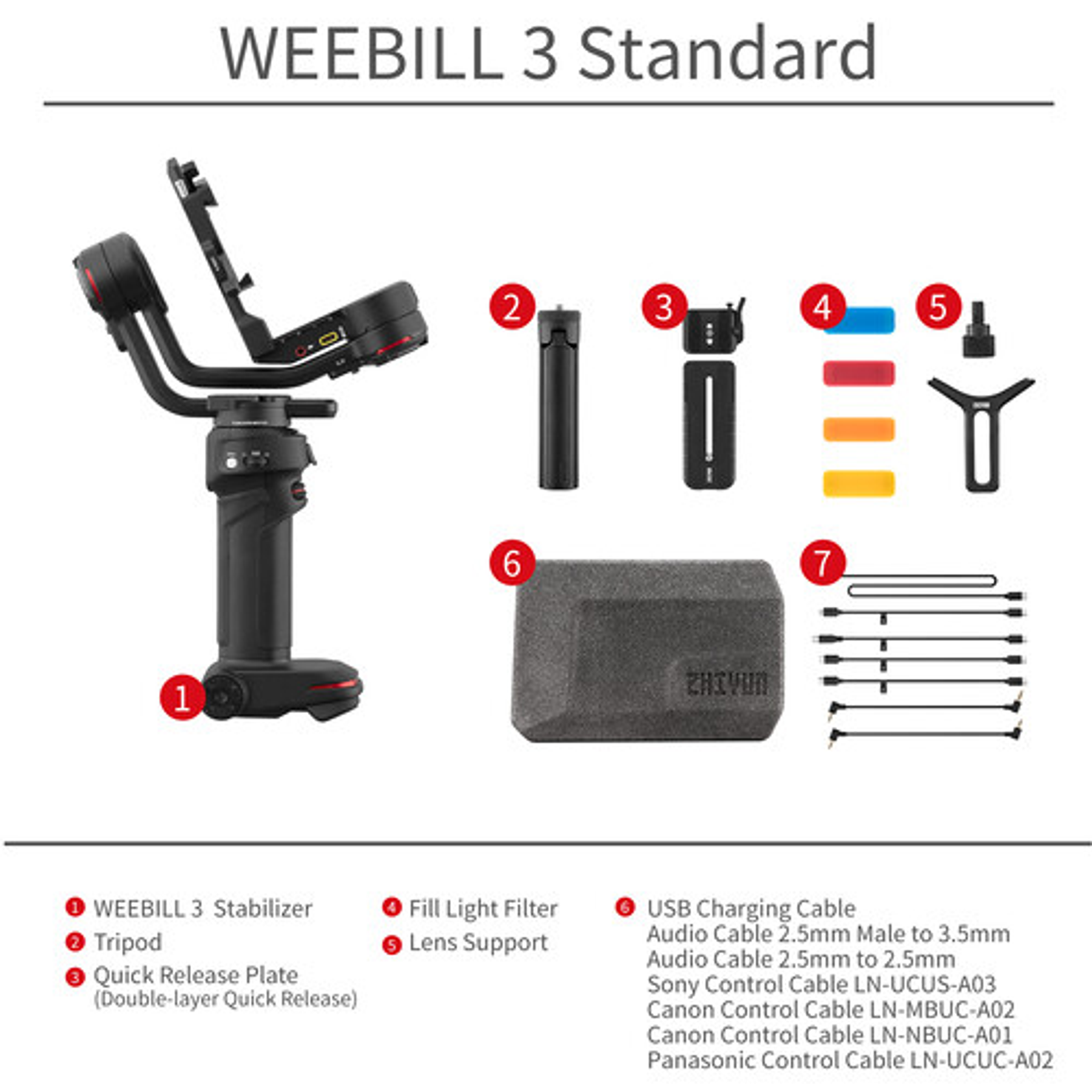 ESTABILIZADOR WEEBILL 3 ZHIYUN